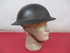 post-WWI Era US Army M1917A1 "Kelly" Helmet with Liner & Chin Strap - NICE #1