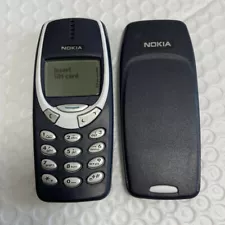 Original Nokia 3310 blue Unlocked 2G GSM 900/1800 Cellular Phone