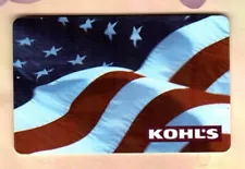 KOHL'S American Flag ( 2004 ) Gift Card ( $0 )