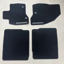 OEM Ford Explorer 2016-2019 Carpet Floor Mats w/ Logo HB53-7813087