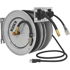 Klutch Combo Air and Electric Hose Reel