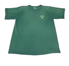 2010 Masters Green Short Sleeve Distressed T Shirt Men's Size Large