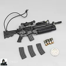 1:6 BBI Navy SEAL Night Ops Owl M4 Rifle w/ M203 for 12" Figures