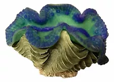 Small Blue Lip Clam Aquarium Decorations Ornament OSI #91508