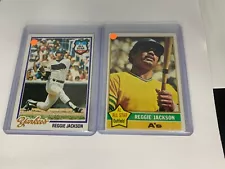 REGGIE JACKSON CARD LOTð¥