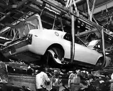 1969 AMC AMX 390 Factory Assembly Line American Motors Picture Photo 8.5x11