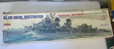 1/125 Lindberg Motorized Fletcher Class USS Melvin (Blue Devil) Destroyer 3 ft.