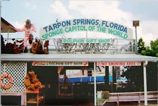 TARPON SPRINGS, FLORIDA ~ Sponge Capital Of The World - Postcard