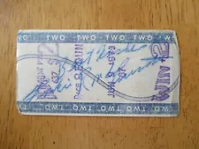 Vintage 2$ win Ticket On Secreteriat Belmont Stakes 6/9/73 Signed Ron Turcotte