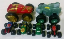 Marvel Regener8rs Toy Truck LOT OF 6 Iron Man Green Goblin Hulk Spider-Man RARE!