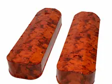 Chevy Big Block Valve Covers 6822G Hydro Dipped Chevy Orange Flames