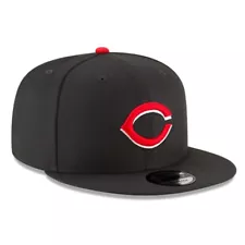 Brand New 9FIFTY Baseball Cap - MLB Cincinnati Reds Basic Black Snapback Hat