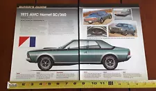 1971 AMC HORNET SC/360 ORIGINAL 2009 ARTICLE