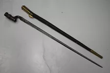 Original British P1876 Bayonet for Martini Henry Rifle Set with Scabbard .