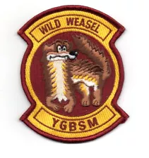 USAF Wild Weasel YGBSM patch US seller F-100 F-105 F-4 F-16 SAM ECM Vietnam