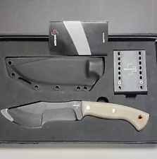 Boker Plus Tracker Fixed Blade, Full Tang Knife, Micarta Handles, Kydex Sheath