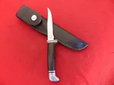 Buck USA upside down stamp 102 Woodsman fixed blade knife