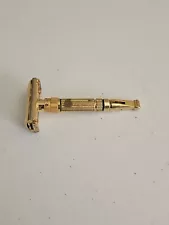 Gillette Adjustable Golden Gold Toggle D 1 D1 Safety Razor Vintage Restoration