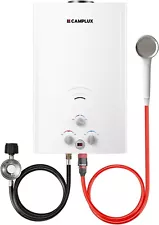 CAMPLUX Tankless Water Heater, 5.28GPM Propane Hot Water Heater for Cabin