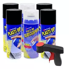 Plasti Dip Black & Gloss Rim Kit: 4 cans Black, 2 cans Glossifier