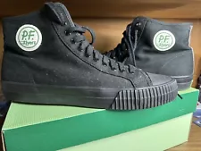 Sandlot Limited Edition PF Flyers Black Canvas Center Hi 20th Anniversary Sz 15