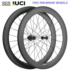 700C Carbon Wheelset 60mm Road Bike Wheel 25mm Width Clincher USA stock Wheels