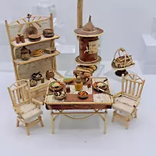 6 Pc Artisan Dollhouse Miniature Fairy Garden Gnome Furniture 1/12 Scale G45