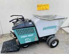 Whiteman WBH-16EF Gas Power Concrete Cement Buggy and Electric Start - low hour