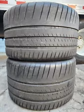 (2) 355/25/21 Michelin Pilot Sport Cup 2 BG Bugatti Tires OFF ROAD USE