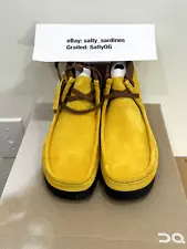 CLARKS ORIGINALS WALLABEE BOOTS WU-TANG LTD EDITION YELLOW SUEDE MEN'S US 9 NEW!