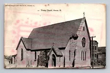 Chicago,IL Trinity Church 1909 Illinois Vintage Postcard