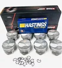 SPEED PRO Hypereutectic Coated 22cc Dome Pistons/8+MOLY Rings Chevy 454 LS6 STD