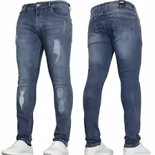 Clearance Mens STONE EDGE ENZO VOID D&D Skinny Jeans Limited Stock Sale Fashion