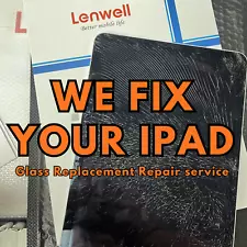 iPad Gen 1-9/Air/Pro/Mini Cracked Glass Screen Replacement Repair Service