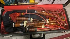 Great Highland Bagpipe Full Size Traditional Scottish Bagpipe With Case