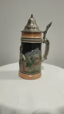 7" German Beer Stein Has DGBM Mark Inside Lid With #63 And E Bay Stamped On...