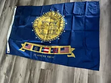 GEORGIA State Flag 2001-2003, 147460 3x5 Annin Preowned