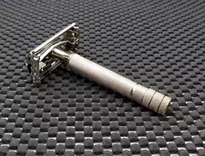 Vintage 1940's Gillette Super Speed DE Safety Razor Pre Date Code clean