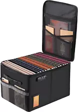 Fireproof File Cabinet with Lock, Fireproof Document Organizer Collapsible File