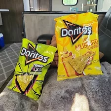 New Hot Mustard And Tangy Pickle Doritos Chips Snack Size 2 3/4oz 2.75oz 77.9 g