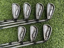 Adams Idea Black CB3 Iron Set 5-Iron to PW, GW S-Flex Steel 1 Inch Short