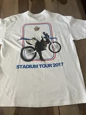 Justin Bieber Stadium Tour 2017 Shirt Used 2XL