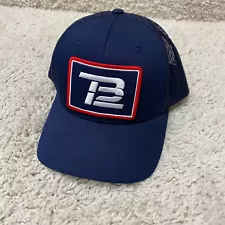 TB12 Tom Brady Hat Snapback Blue Red White 7 Ring Patriots New England Prep Mens