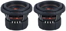 (2) Memphis Audio MOJO MJP822 8" 1500w Competition Car Subwoofers DVC 2 ohm Subs