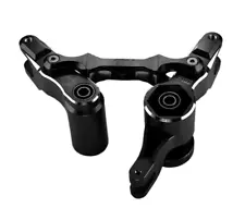 GPM For Traxxas 1/6 4WD XRT 8S FRONT STEERING ASSEMBLY #XRT048 -BLACK-