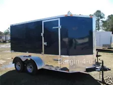 NEW 6x12 6 x 12 V-Nose Enclosed Cargo Trailer w/Ramp