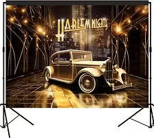 Harlem Nights Backdrop Photography Background 7x5feet Studio Photo Booth...