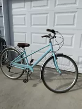 SCHWINN WOMENS ADMIRAL 7-SPEED HYBRID MINT GREEN COMFORT BIKE