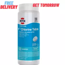 HTH 42049 Swimming Pool Care 1" Chlorine Tabs, Swimming Pool Chlorinating Saniti