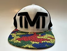 The Money Team Hat Snapback Cap Black/White Floyd Mayweather Boxing Embroidered